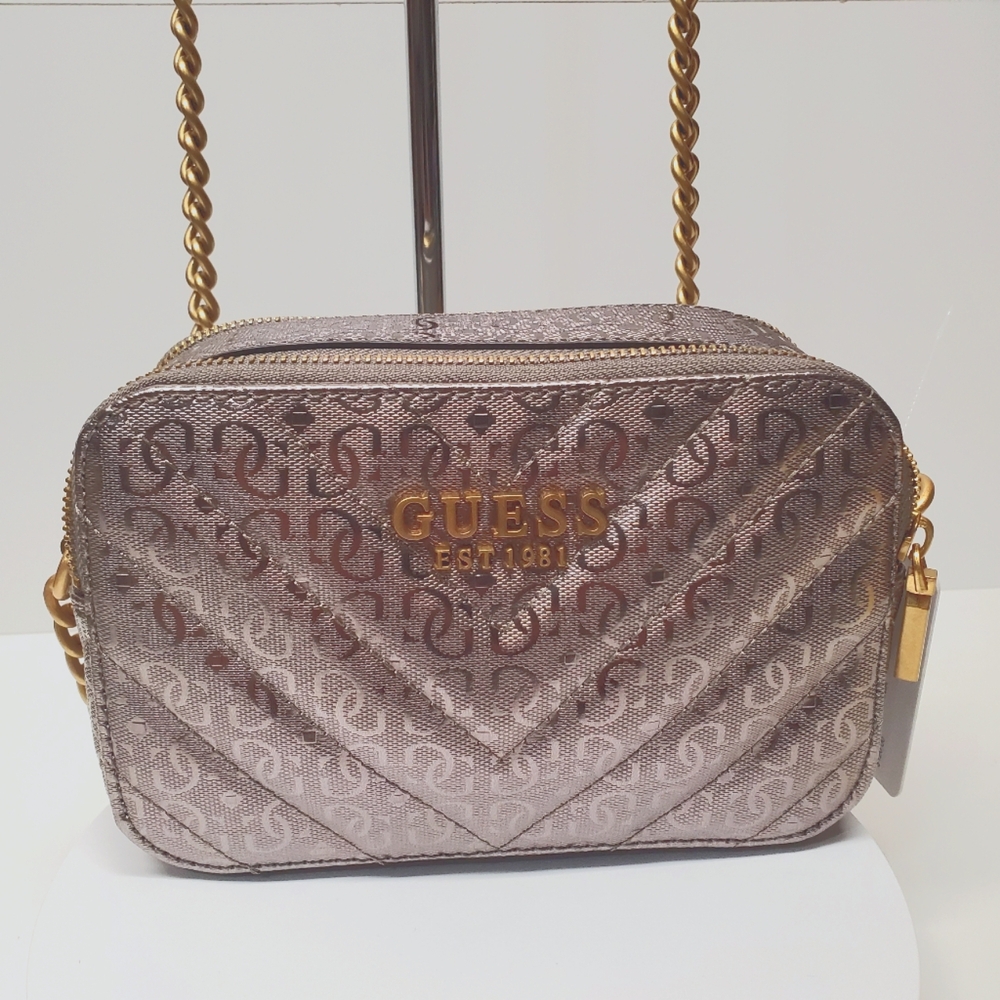 Guess jania double zip camera bag crossbody